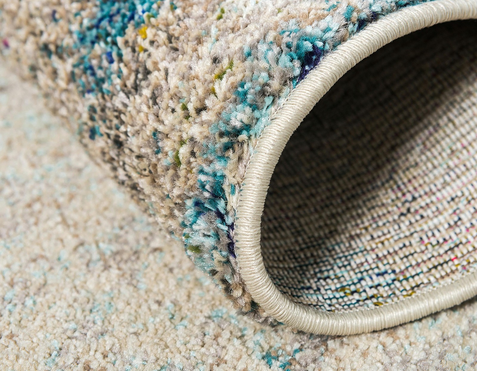 Chromatic Collection Modern Colorful & Vibrant Abstract Area Rug For Any Home…