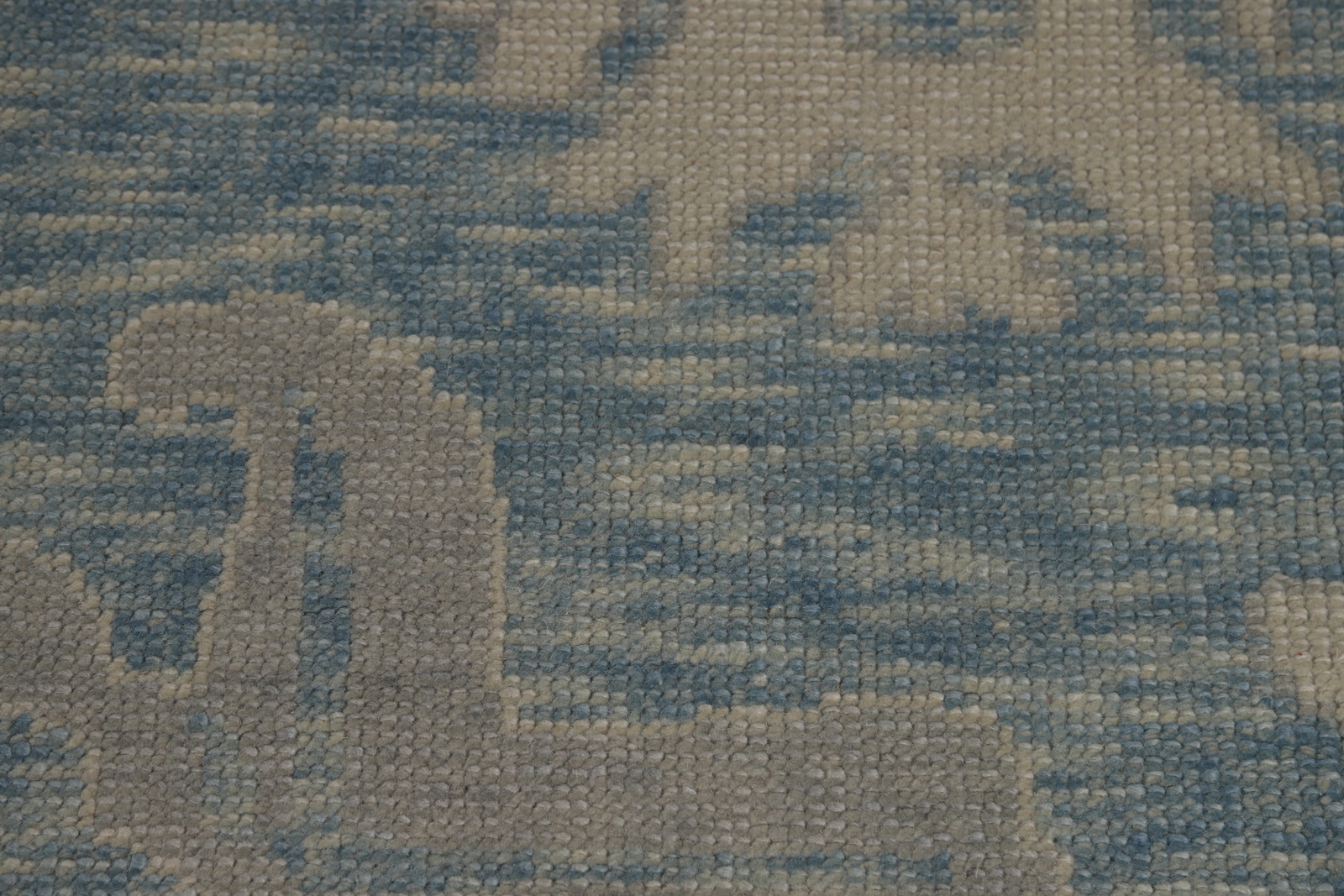 Vegetable Dye All-Over Oushak Wool Handmade Large Rug 14×18 ft Turkish Carpet