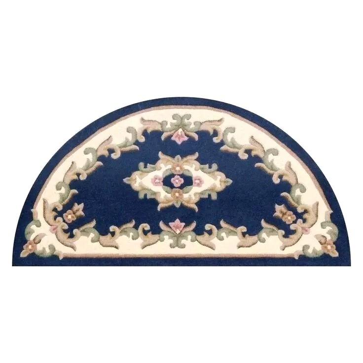 Half Moon Hand Tufted Rugs Semicircle Abushan Carpets Livingroom 120CM X 60CM