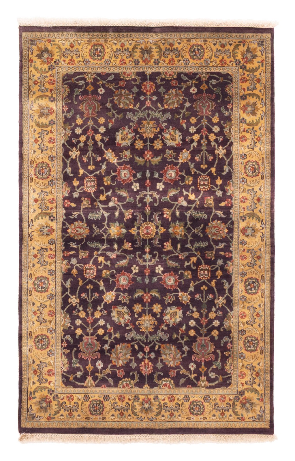 Traditional Hand-knotted Wool Oriental Carpet 4’0″ x 6’3″ Area Rug
