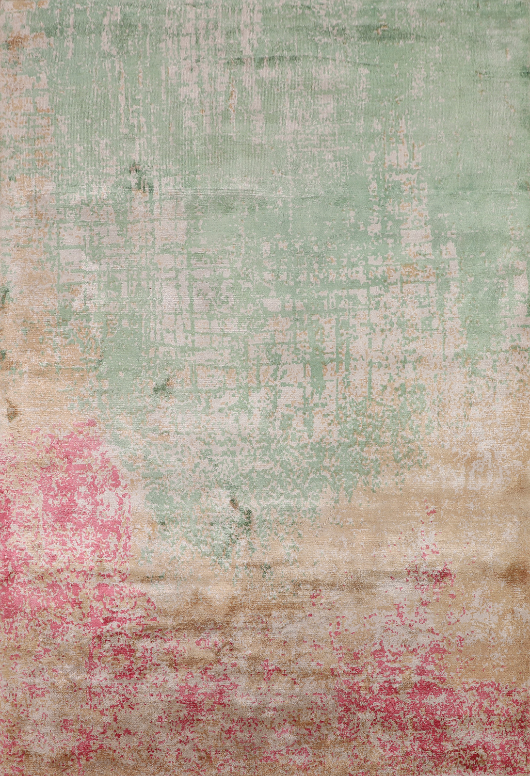Modern Abstract One-of-a-kind Wool Rug for Living Room 6×8 ft