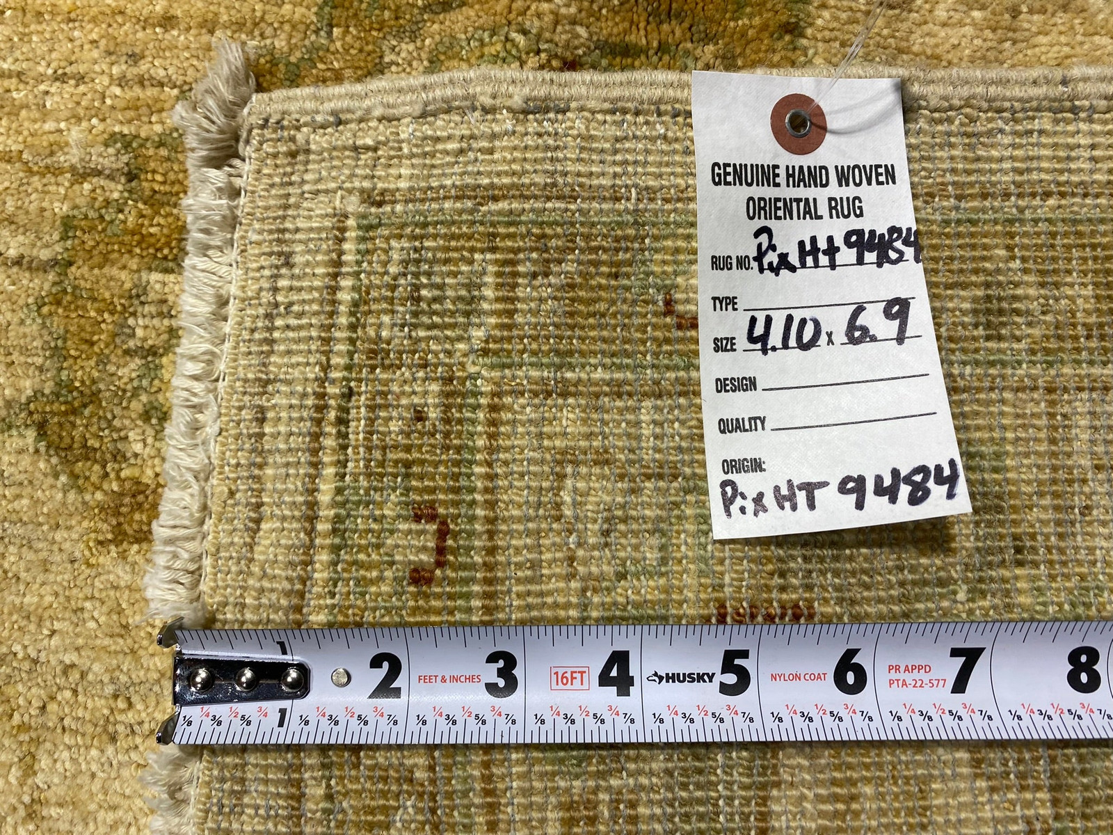 5×7 Chobi Peshawar Ziglar Rug Neutrals #PIX-HT-9484