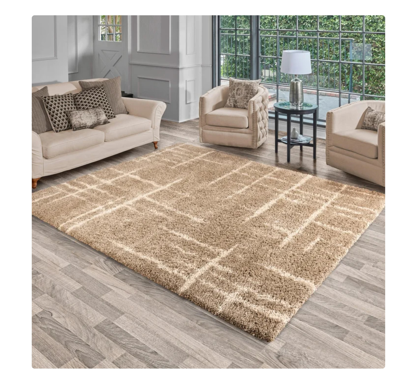 Thomasville Marketplace Luxury Shag Rug Collection, Meara, 6’6” x 9’6”