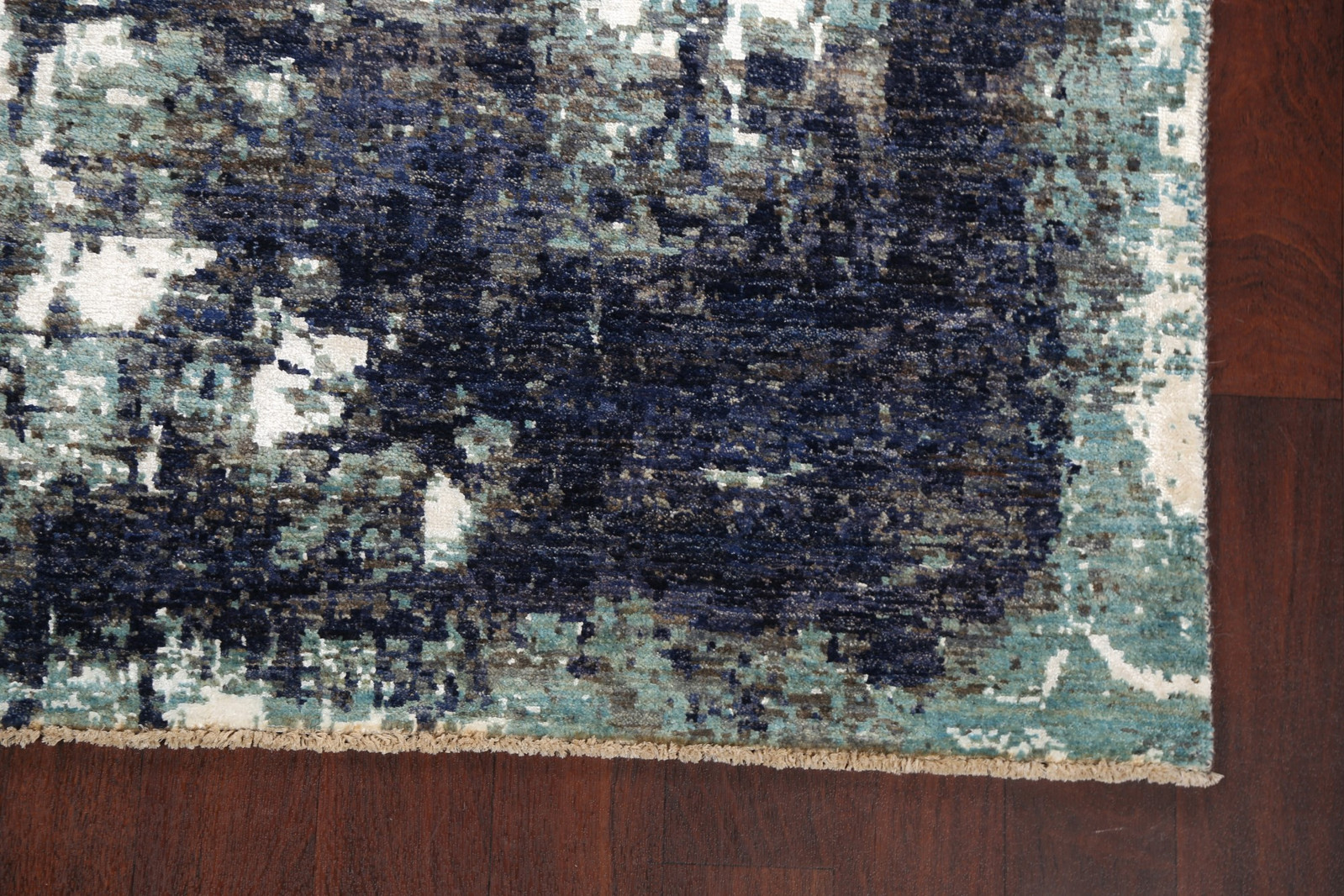 Artistic Modern Abstract Oriental Area Rug Wool/ Silk Hand-made Carpet 5×7