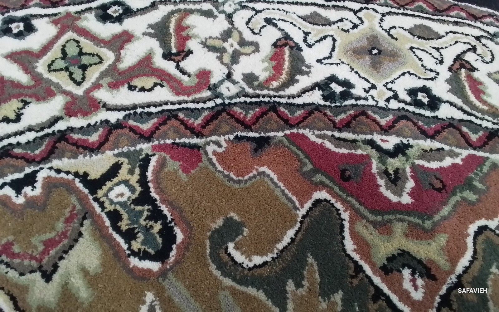NAVY / BROWN 8′ X 8′ Hole in Rug, Reduced Price 1172763354 HG625T-8R