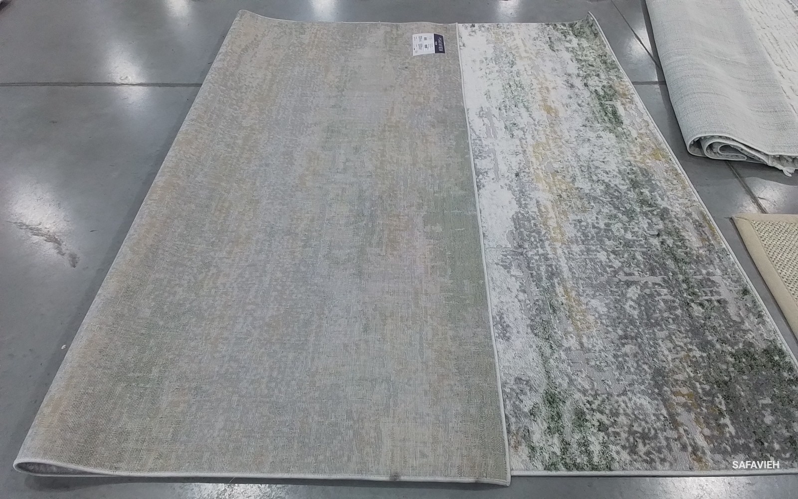 GREY / GREEN 8′-0″ x 10′-0″ Back Stain Rug, Reduced Price 1172778852 PAM358F-8