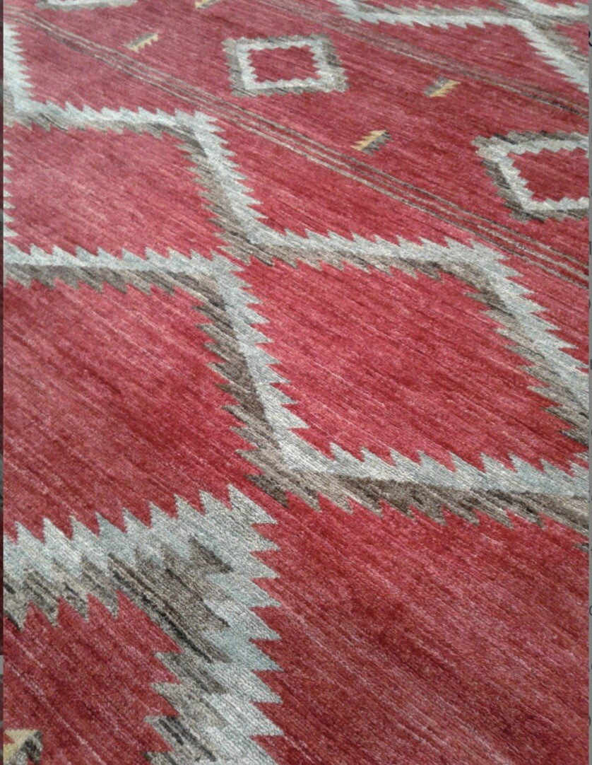 South West Styl Oriental Area Rug Peshawar Geometric 6 X 9 Navaho Fine A+