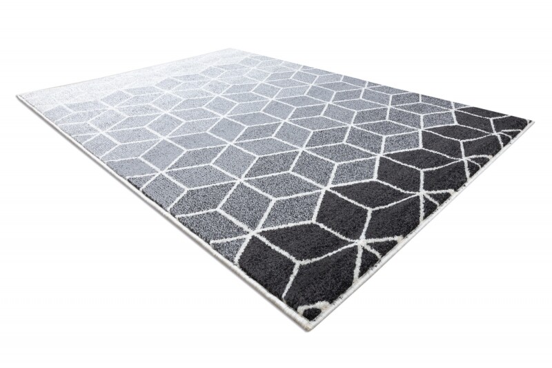 Modern Rugs ” Heos ” Dice Cream/Silver/Anthracite Best Quality