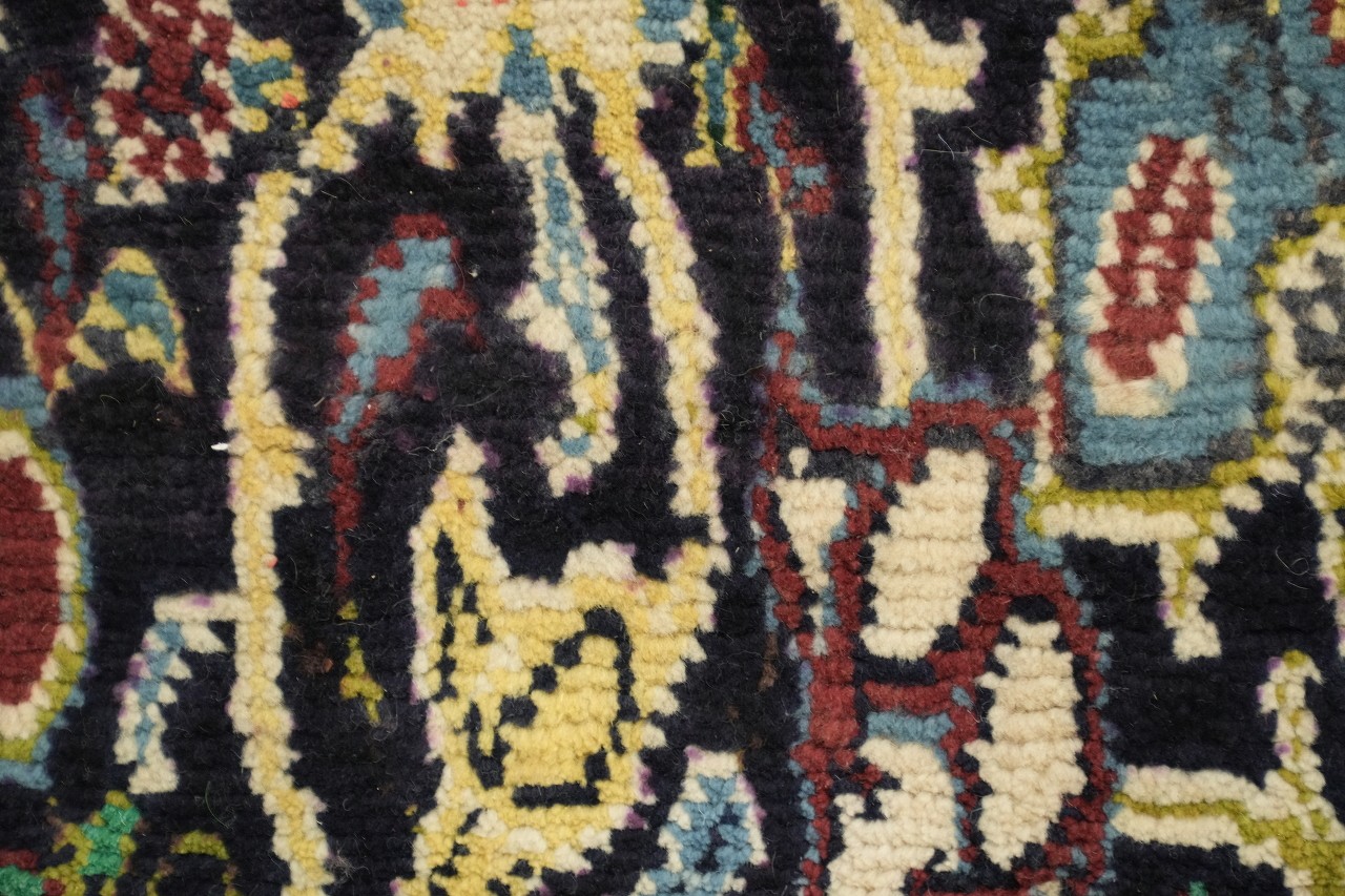 Traditional Artistry Modern Design 4×7 Hand-Knotted Wool Medallion Area Rug