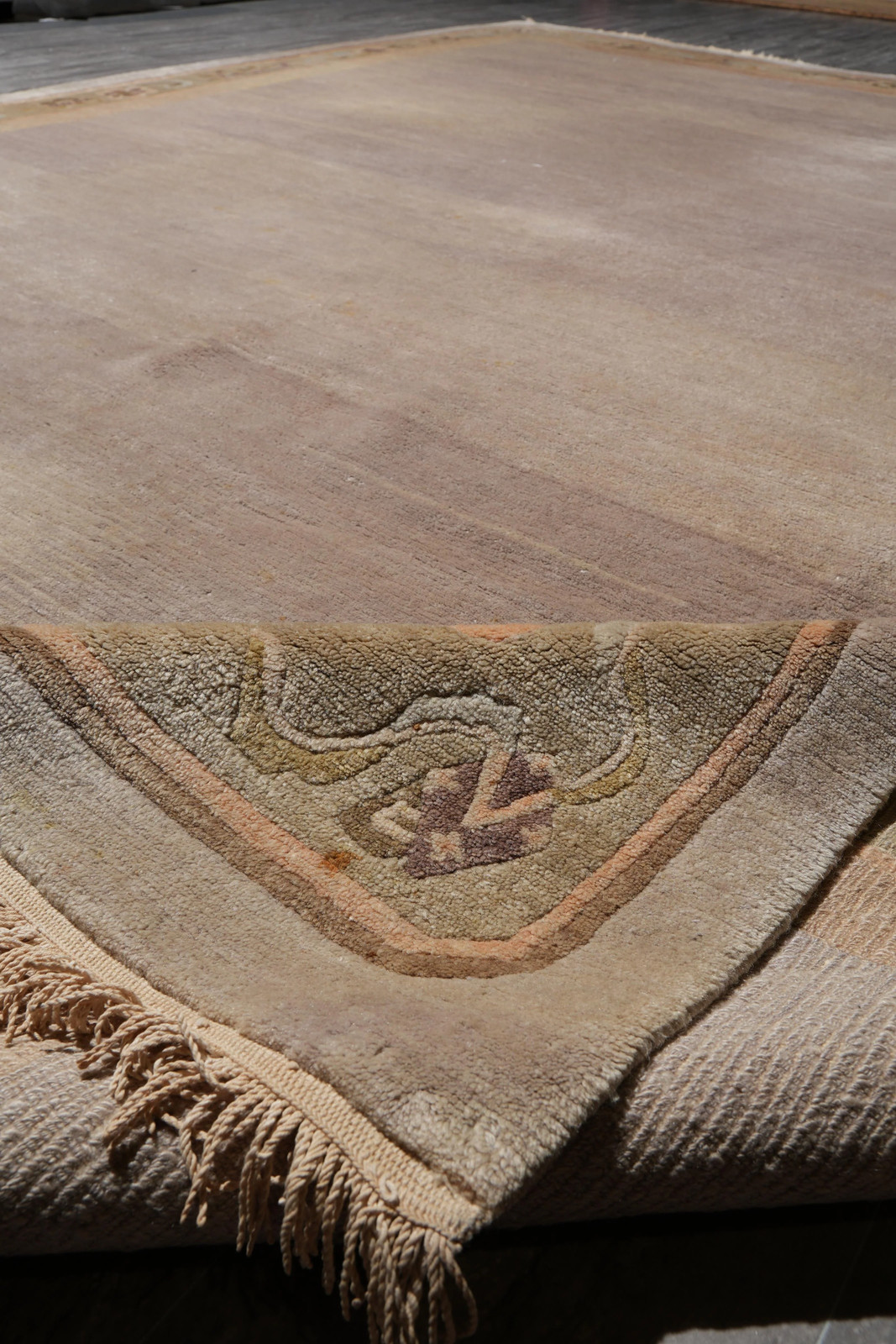 8.8 x 11.6 Modern Handmade Tibbet Rug Pre-Owned #F-4095