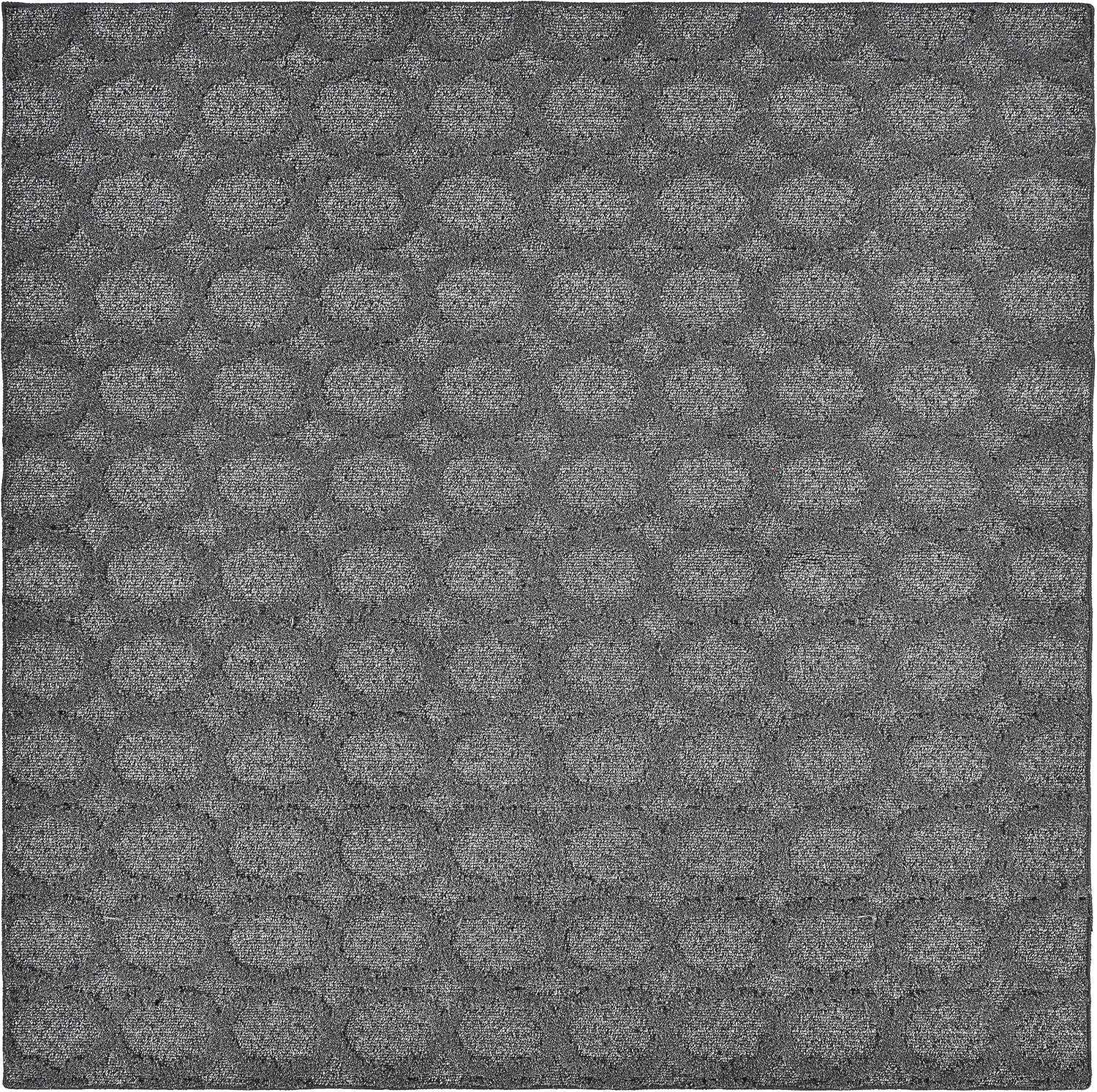 Garland Rug Garden Trellis 6 ft. x 6 ft. Square Indoor/Outdoor Area Rug Outdoor