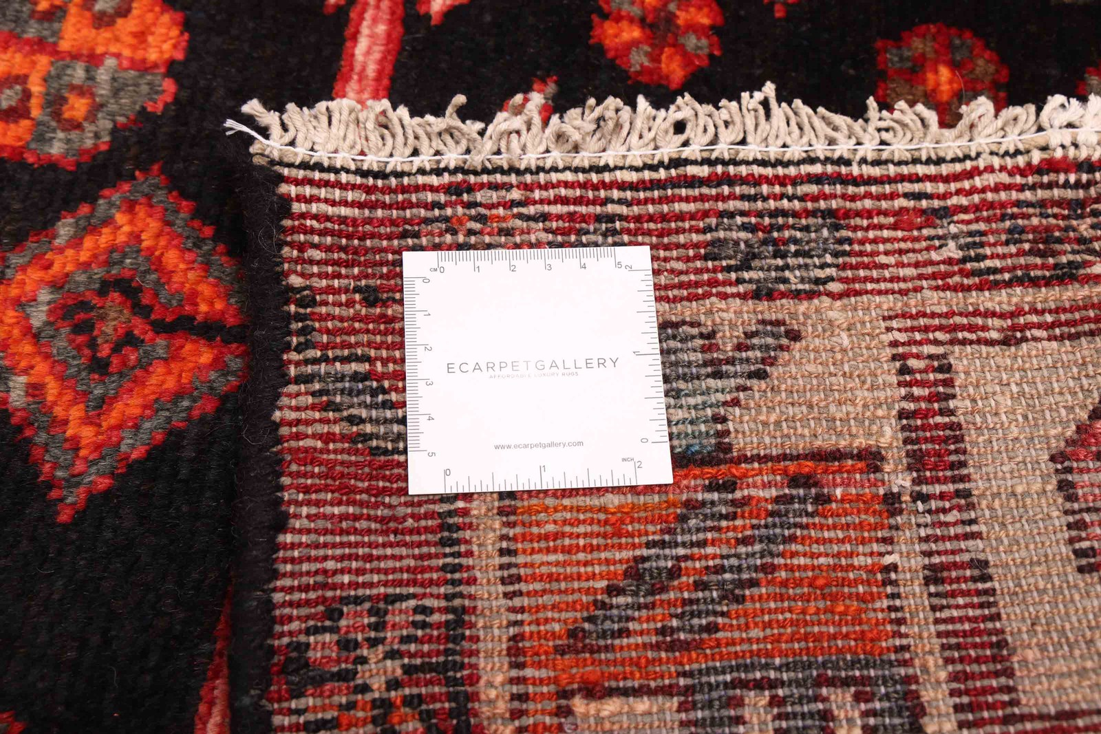 Vintage Hand-Knotted Area Rug 4’3″ x 7’7″ Traditional Wool Carpet