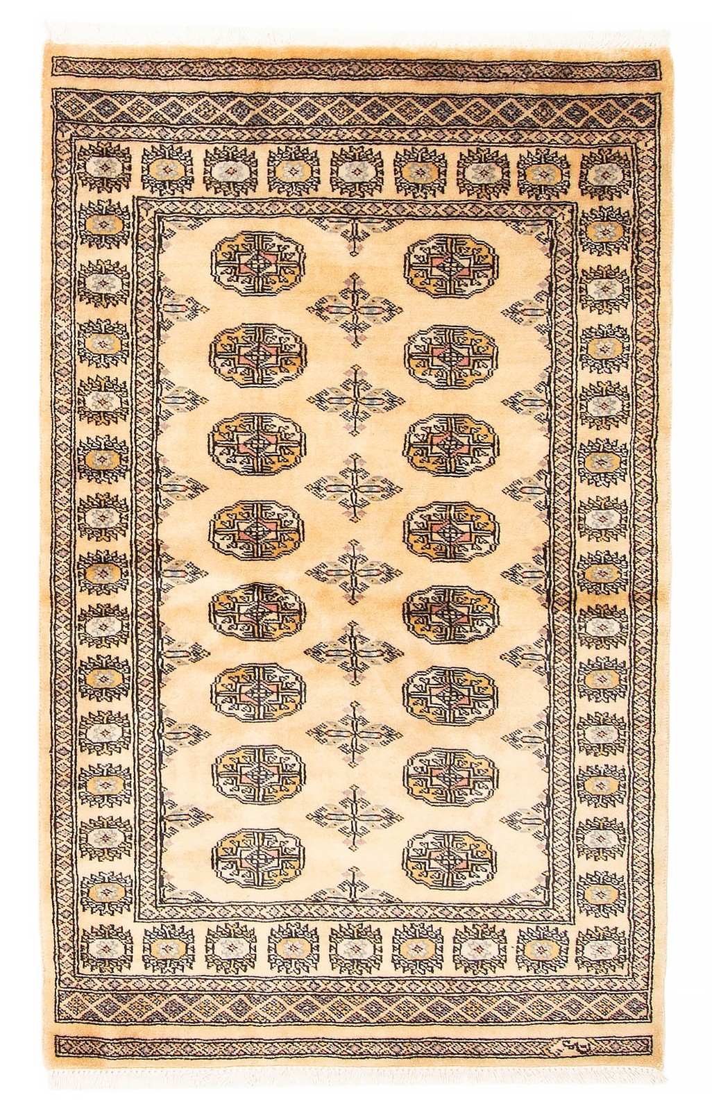Hand Knotted Area Rug 3’3″ x 5’4″ Traditional Oriental Wool Carpet