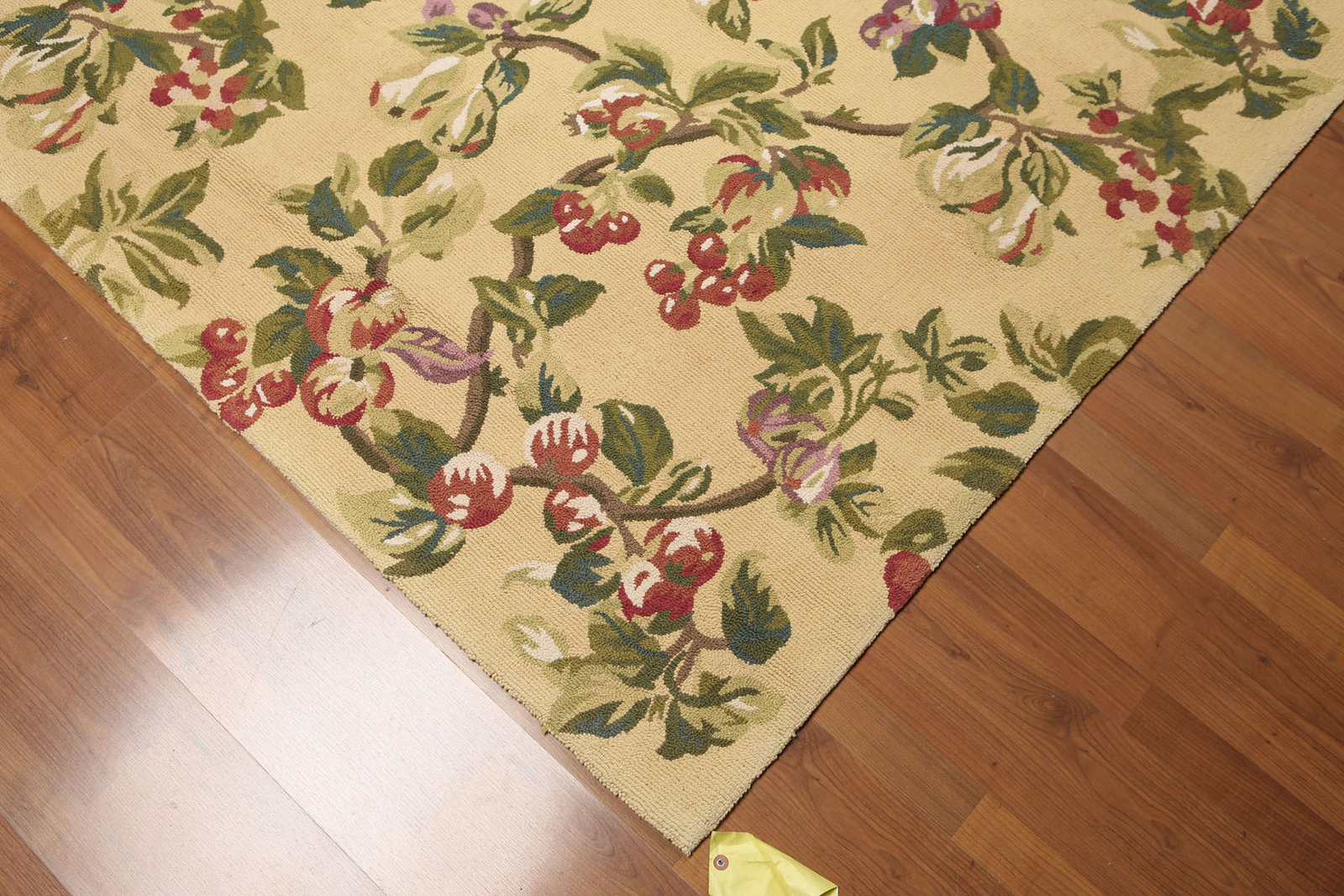 5’5”x8’4″ Gold Rust Hand Knotted Traditional Wool Oriental Area Rug