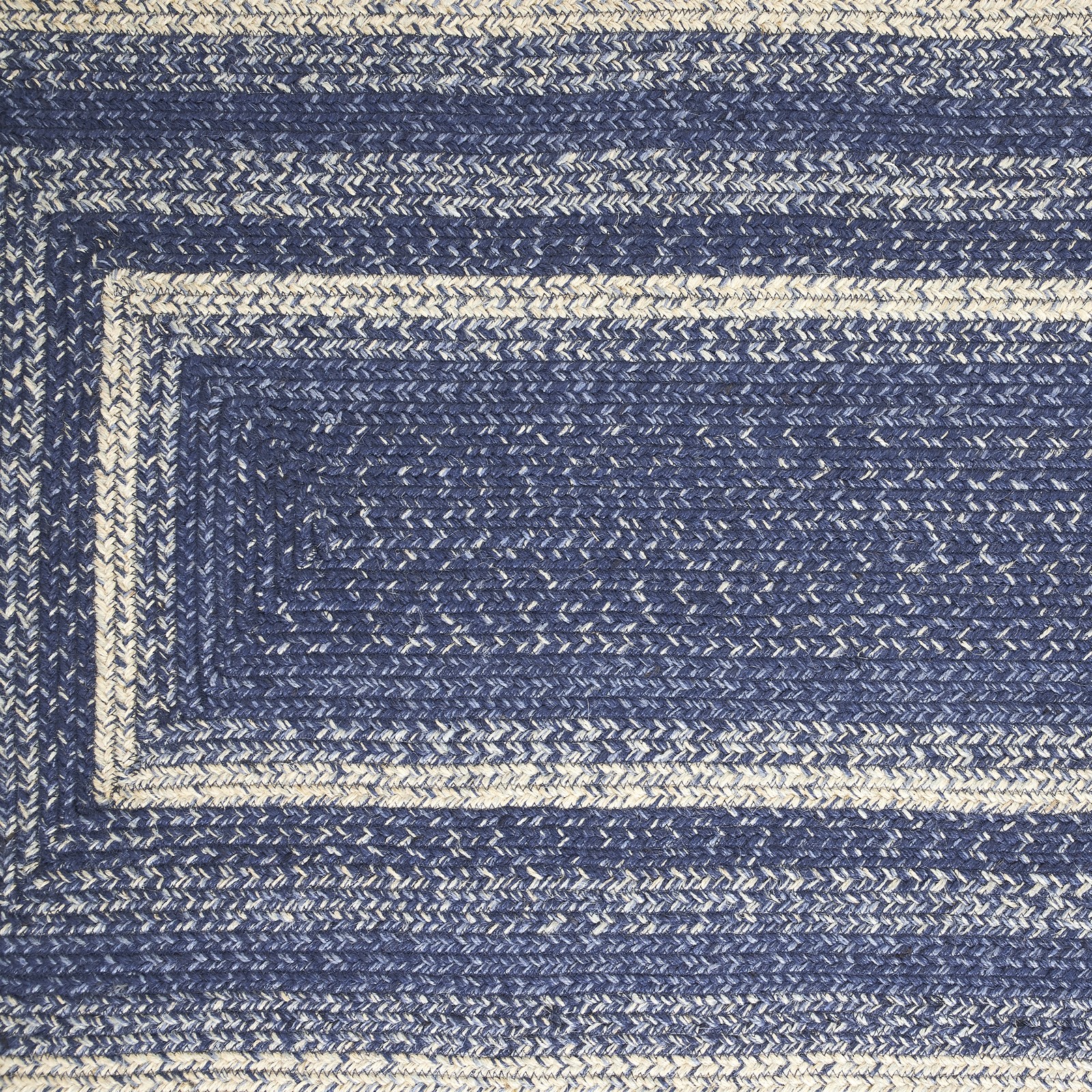 Farmhouse 36″x60″ Area Rug Blue Great Falls Textured Jute Floor Decor VHC Brands