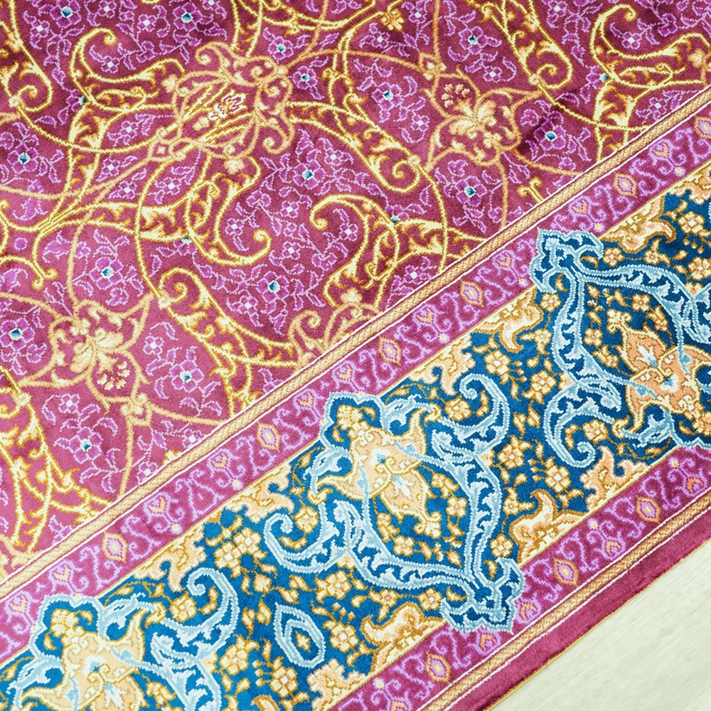 4x6ft Handmade Silk Area Rug Classic Vintage Hand-knotted Table Area Carpet 939A