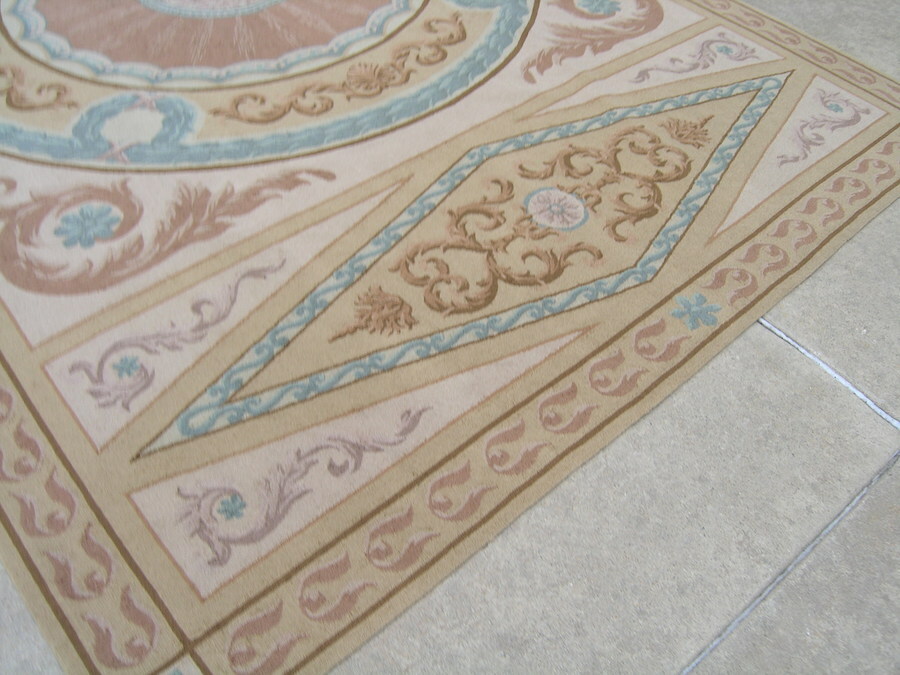 Vintage Hokanson Custom Made Rug Carpet Traditional Hollywood Regency 9×14 ft