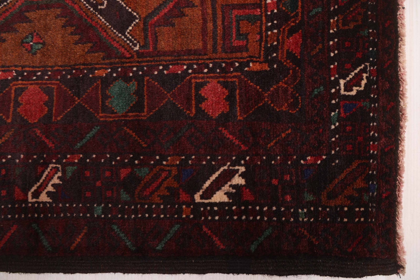 Vintage Traditional Hand-Knotted Area Rug 4’4″ x 6’3″ Oriental Wool Carpet