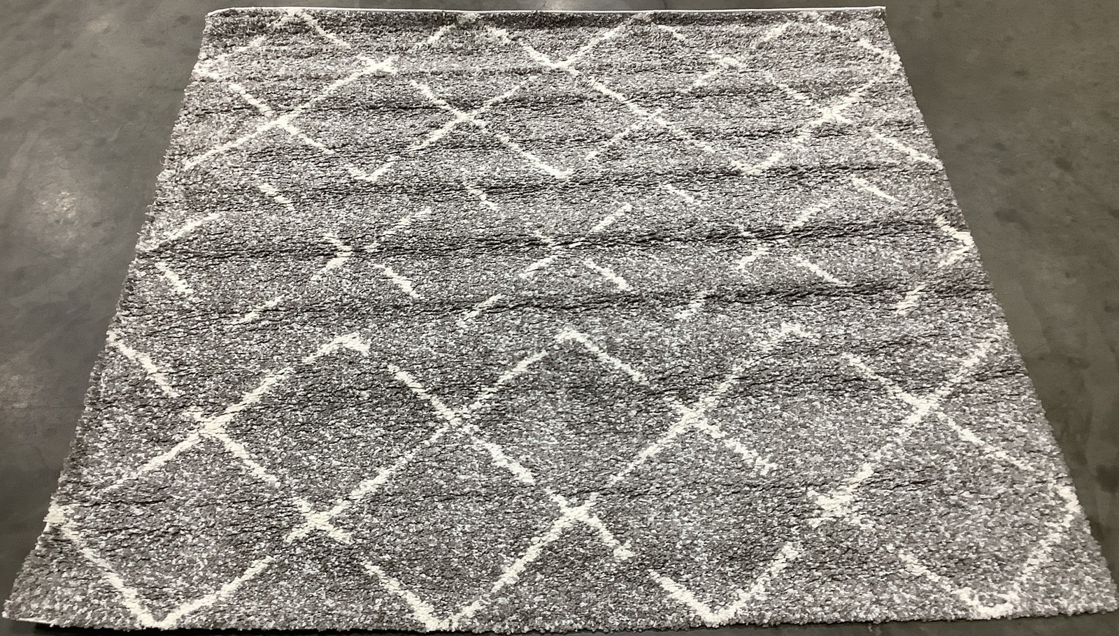 BROWN IVORY 6′-7″ x 6′-7″ Binding Stain Rug Reduced Price 1172686067 ASG743B-7SQ