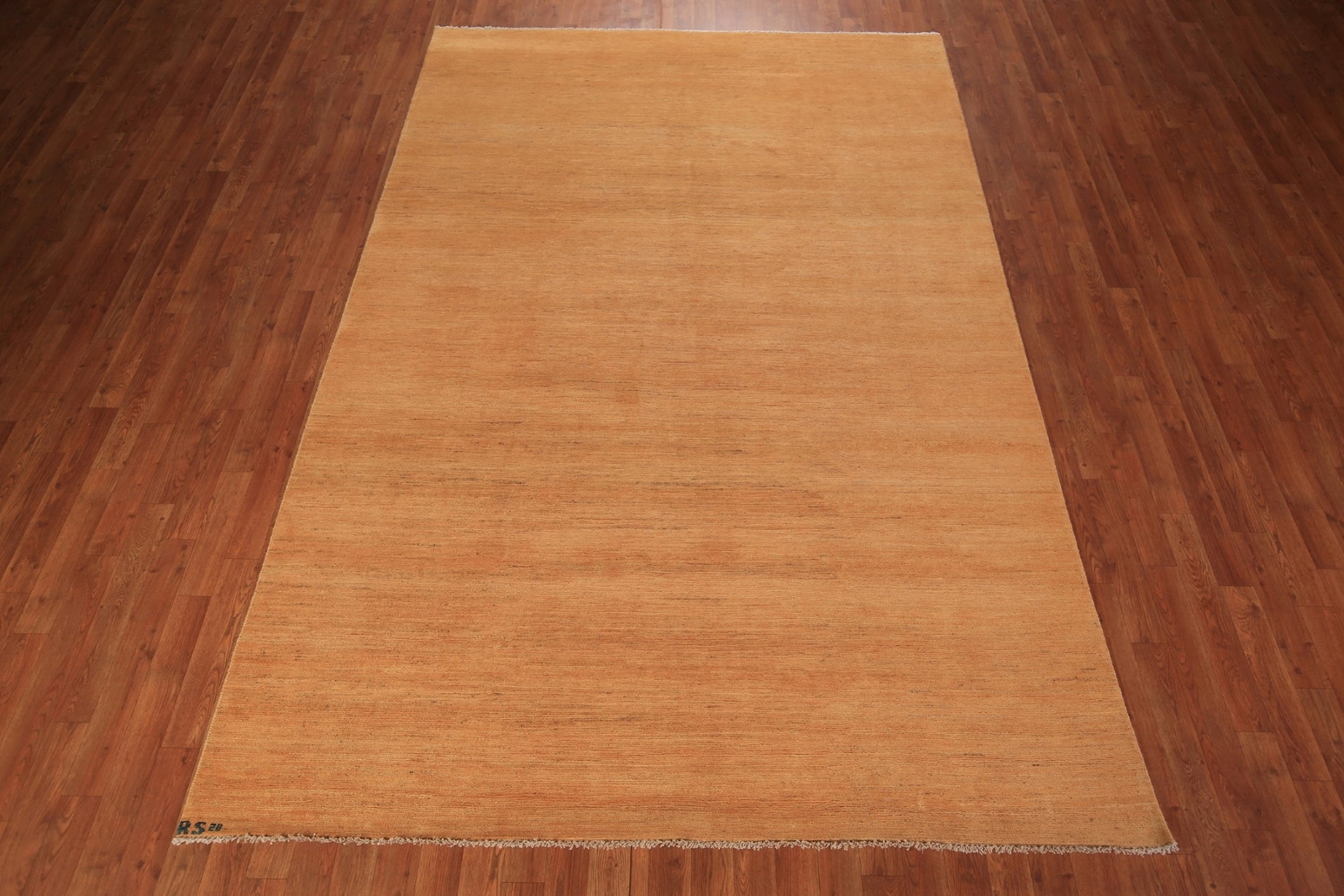 Contemporary Gabbeh Solid Design Wool Rug Perfect for Any Space 9′ 10″ x 6′ 6″