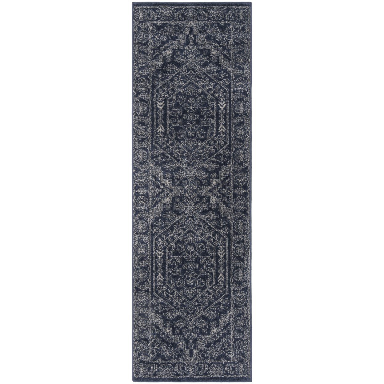 SAFAVIEH Adirondack Collection ADR108N Navy / Ivory Rug