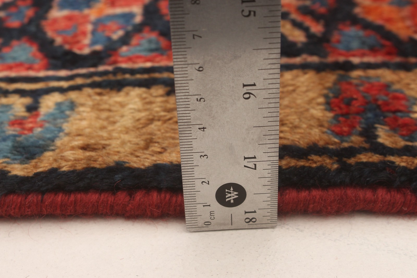 Vintage Hand-Knotted Area Rug 4’4″ x 8’2″ Traditional Oriental Wool Carpet