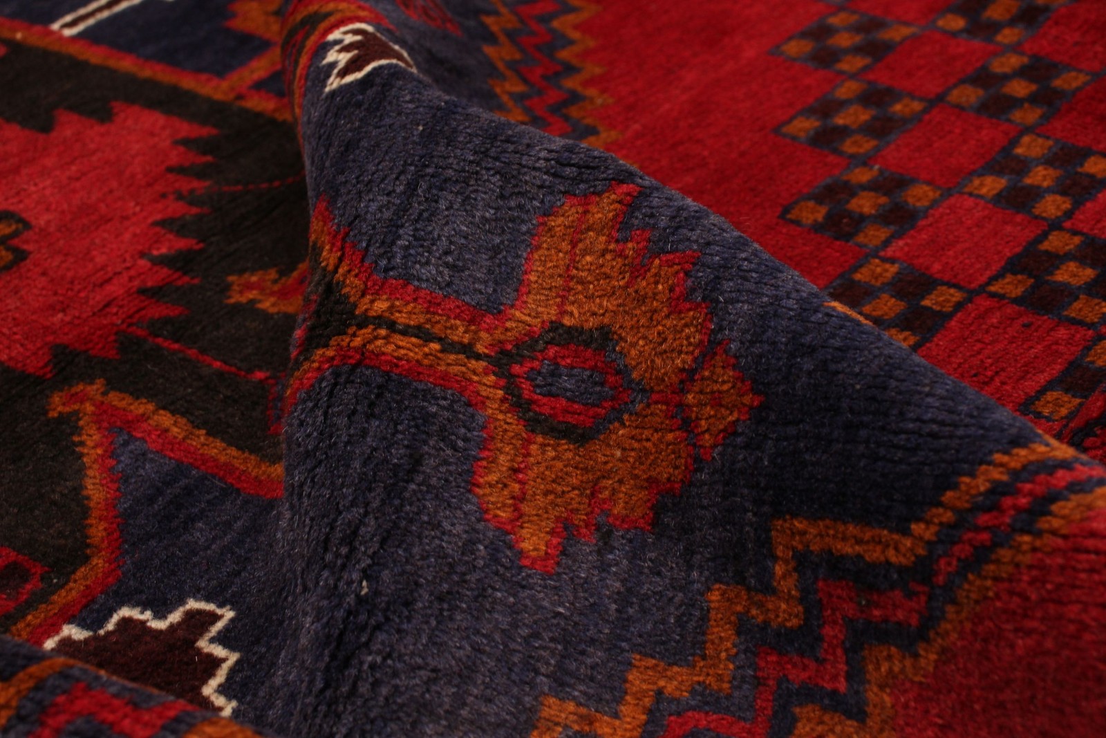 Vintage 5’1″ x 12’6″ Traditional Hand Knotted Vegetable Dye Wool Area Rug