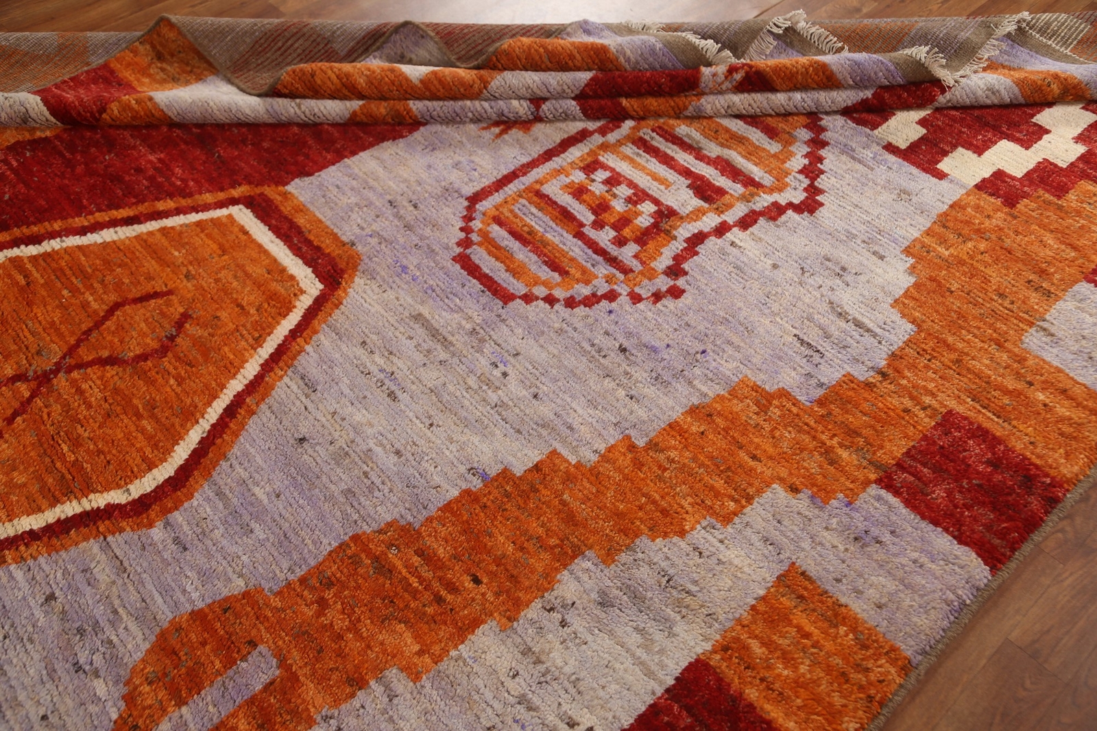 Handcrafted Luxury Hand-Knotted Moroccan Rugs Living Room Centerpiece 8×10 ft
