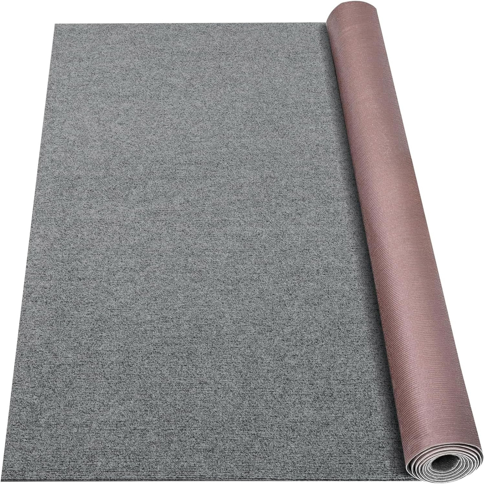 Marine Carpet, Water-Resistant TPE Backing, 5 x 15 ft Smoke Gray Indoor Outdoor