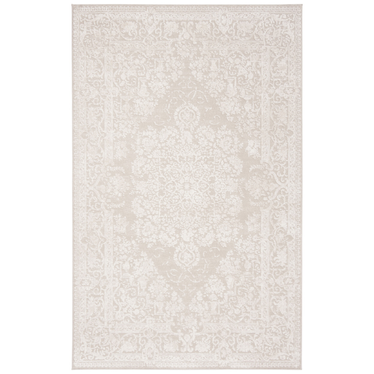 SAFAVIEH Reflection Collection RFT664D Creme / Ivory Rug