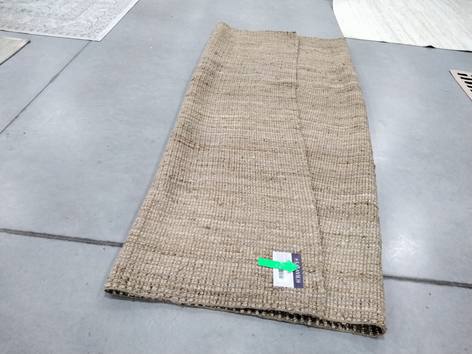NATURAL 10′ X 10′ Square Loose Threads Rug, Reduced Price 1172735421 NF447A-10SQ