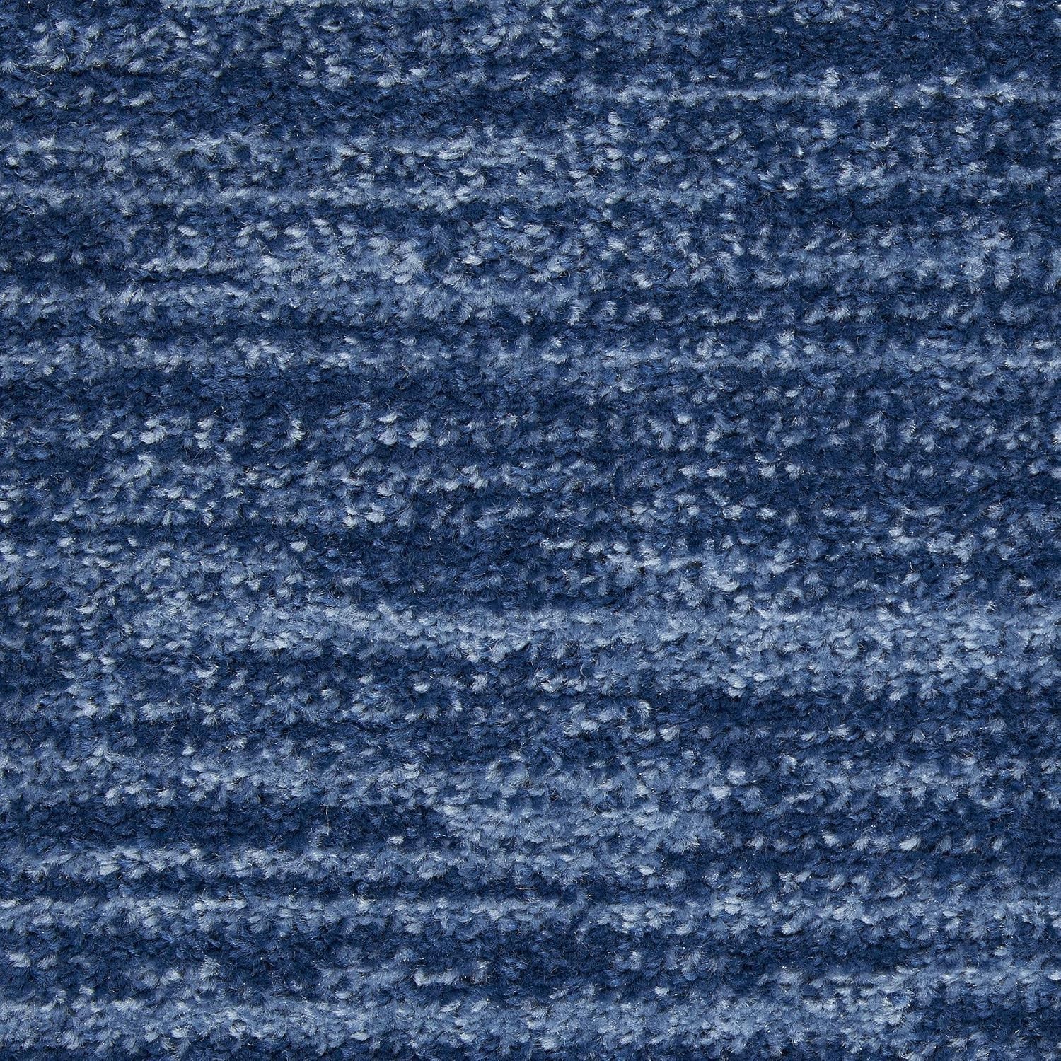 Navy Blue 8′ x 10′ Area Rug – Easy Clean, Non Shedding
