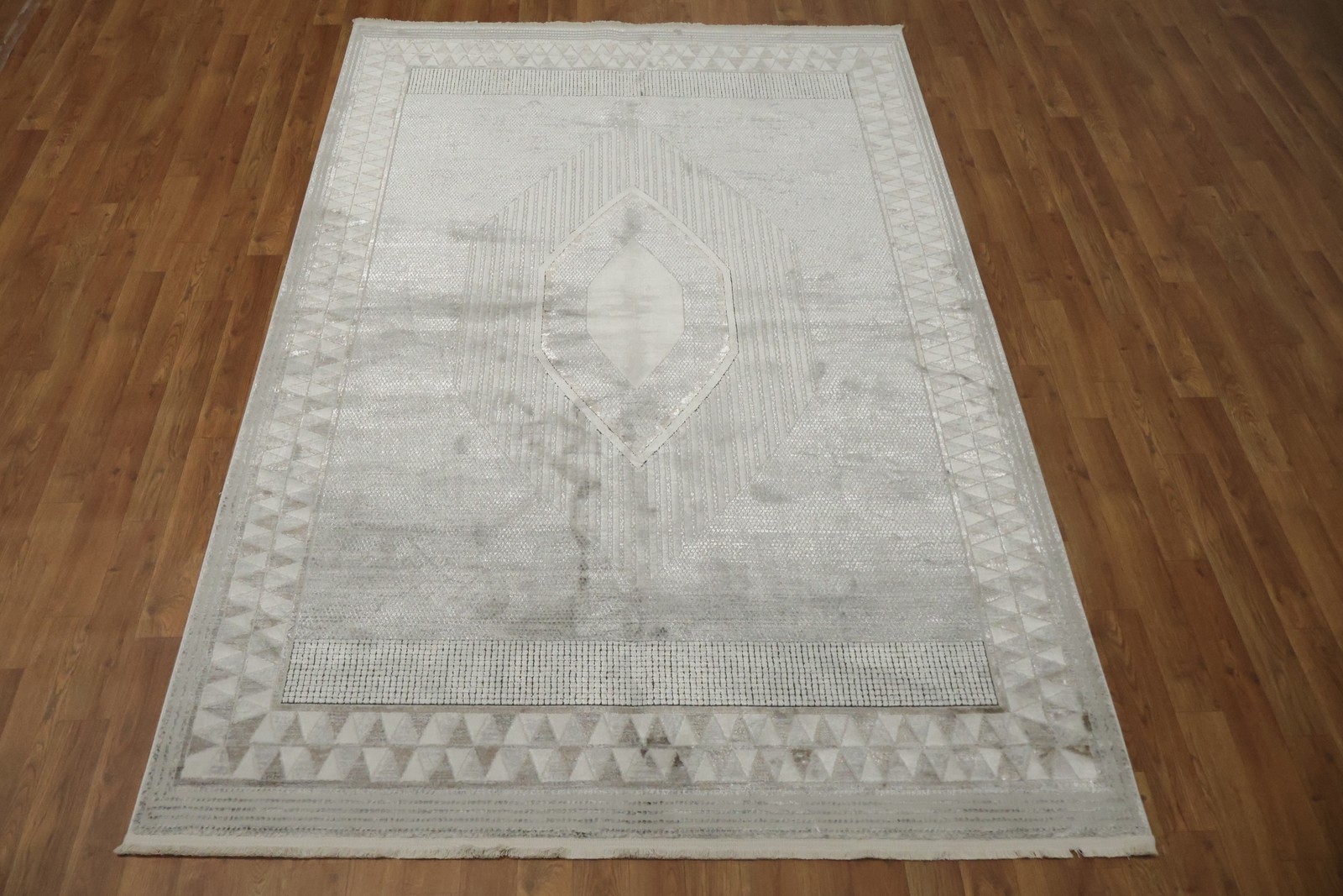 Sophisticated Gray Rug 5×8 Ft Contemporary Turkish Carpet Modern Grey Area Rug