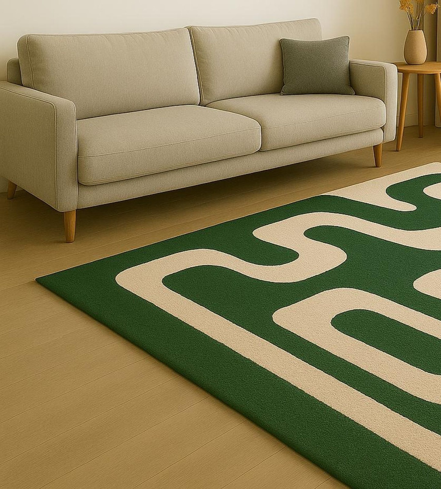 Handmade Rug | Irregular Rug | Wool Rugs | Living Room Rug | Tufted A330