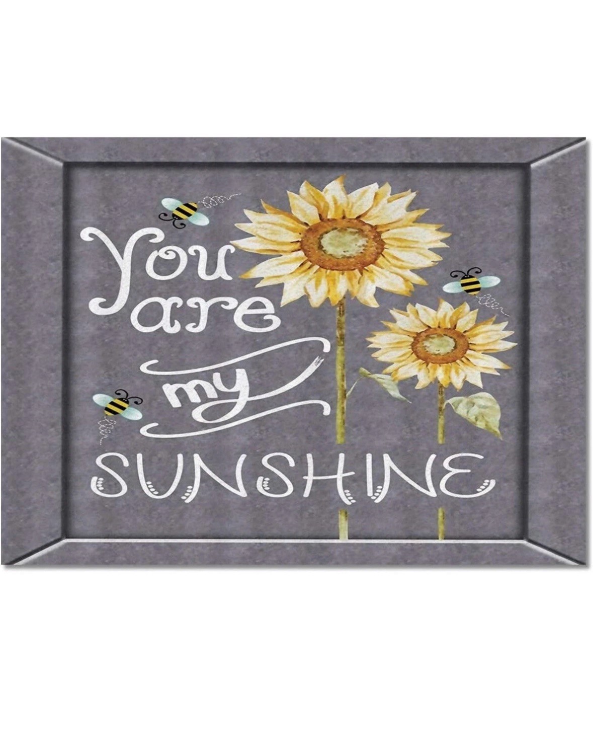 5X8FT Area Rugs Sunflowers Carpet Dining Room Rugs Yellow Rug
