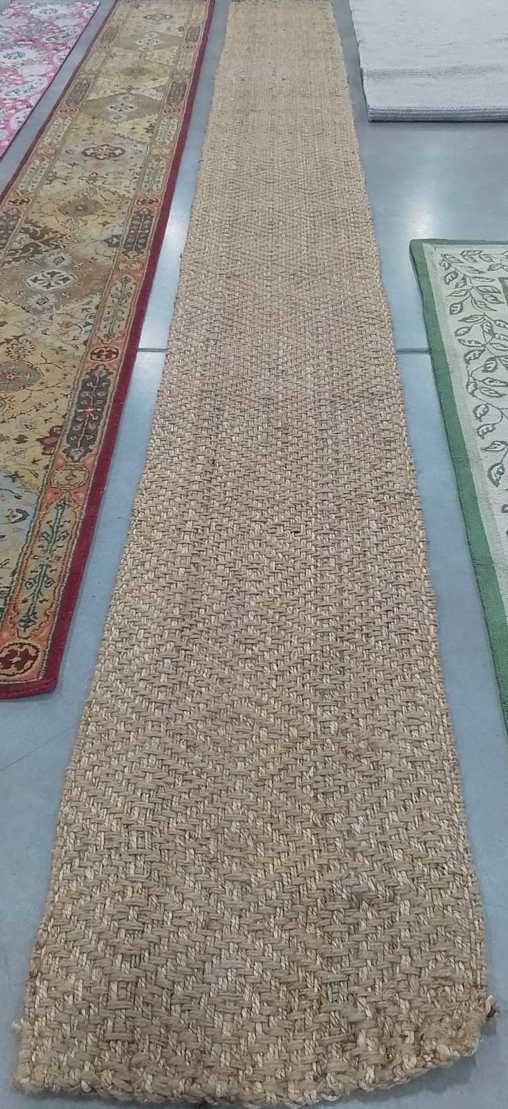 NATURAL / NATURAL 2′-3″ x 22′-0″ Stained Rug Reduced Price 1172775458 NF181A-222
