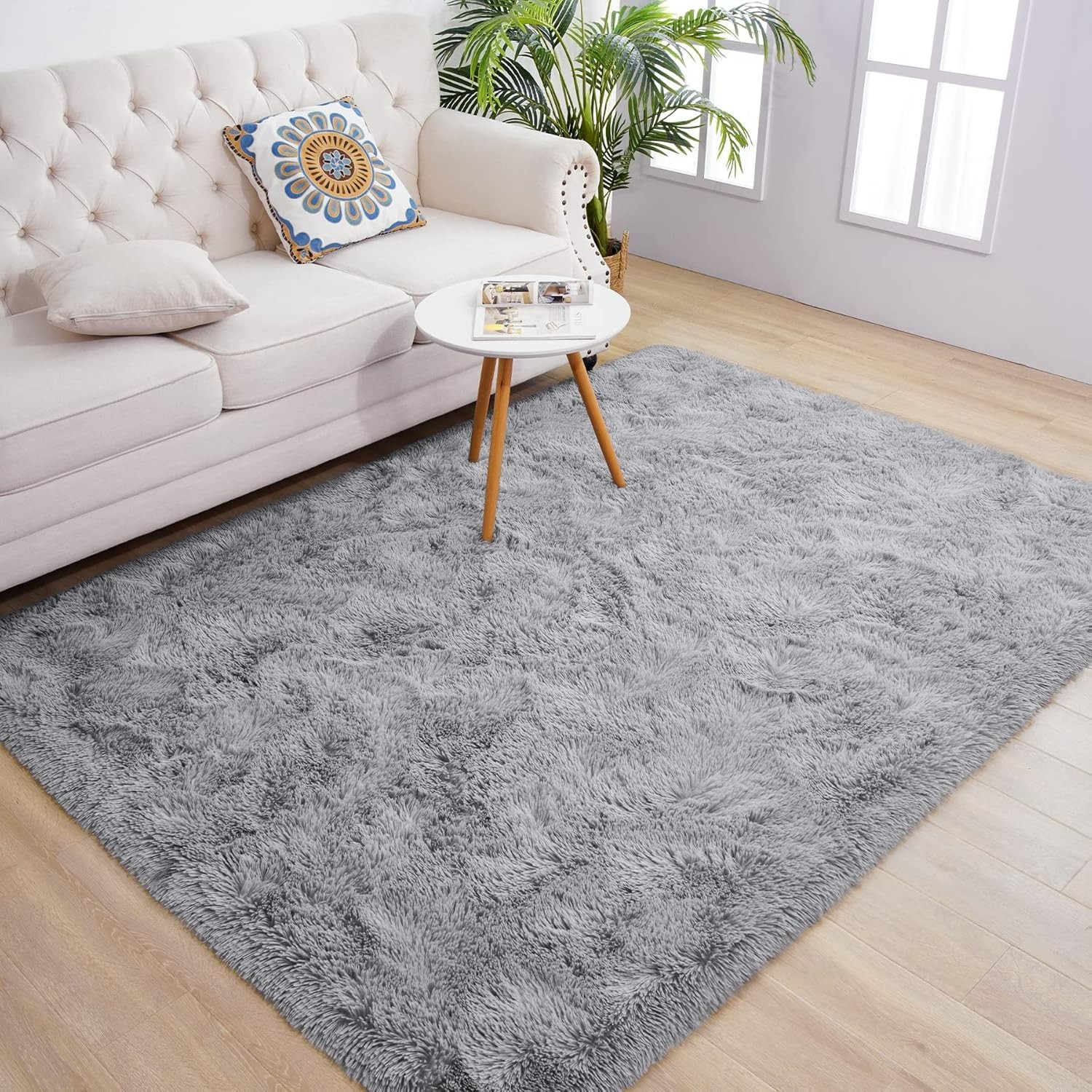 Soft Area Rugs for Bedroom Living Room Plush Fluffy Rug 9×12 Feet, Shag Furry…