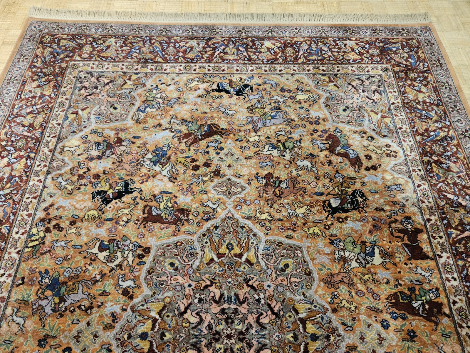 9×12 KARASTAN ANTIQUE HUNTING RUG 700 – 723 – 100% VERY GOOD CONDITION
