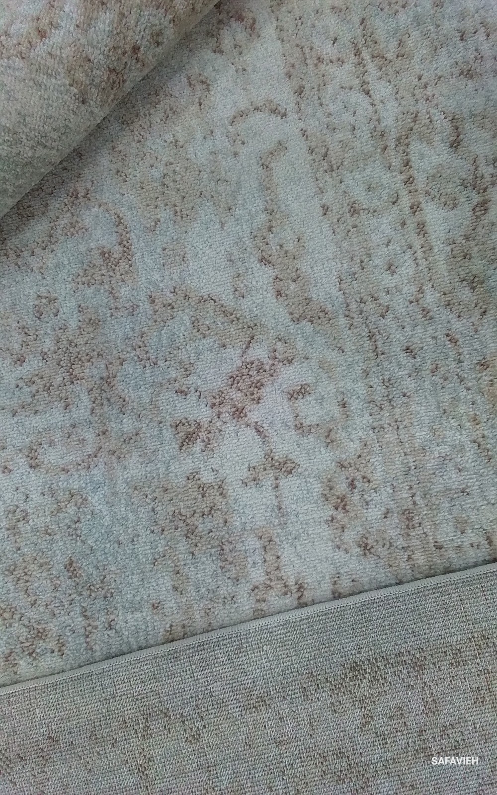 IVORY / TAUPE 9′-0″ x 12′-0″ Back Stain Rug, Reduced Price 1172790295 EVK256E-9