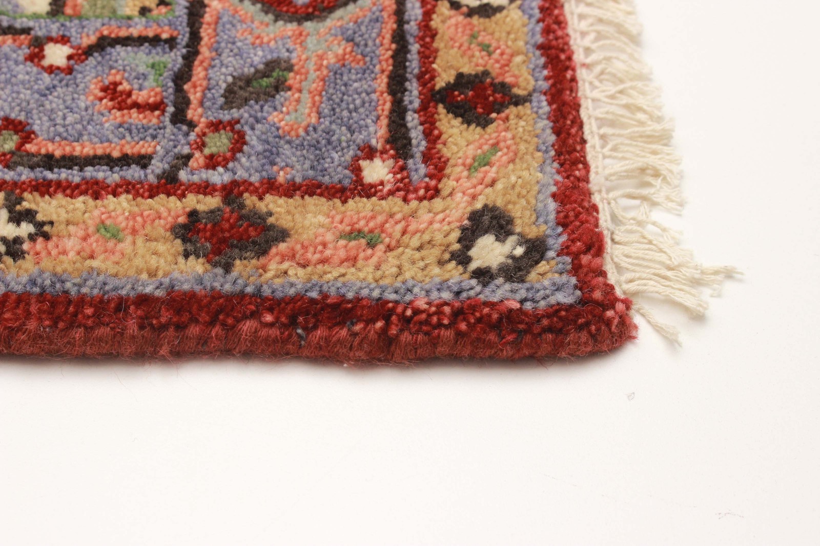 Vintage Hand-knotted Runner Rug 2’5″ x 10’2″ Traditional Oriental Wool Carpet