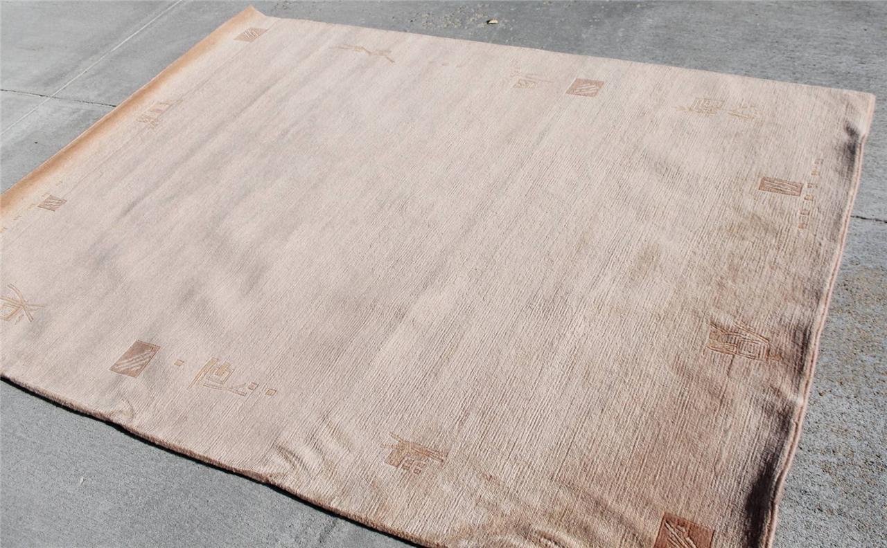 RSG734 Gorgeous Contemporary Tibetan Woolen Rug 5.7′ X 7.8′ Handmade in Nepal