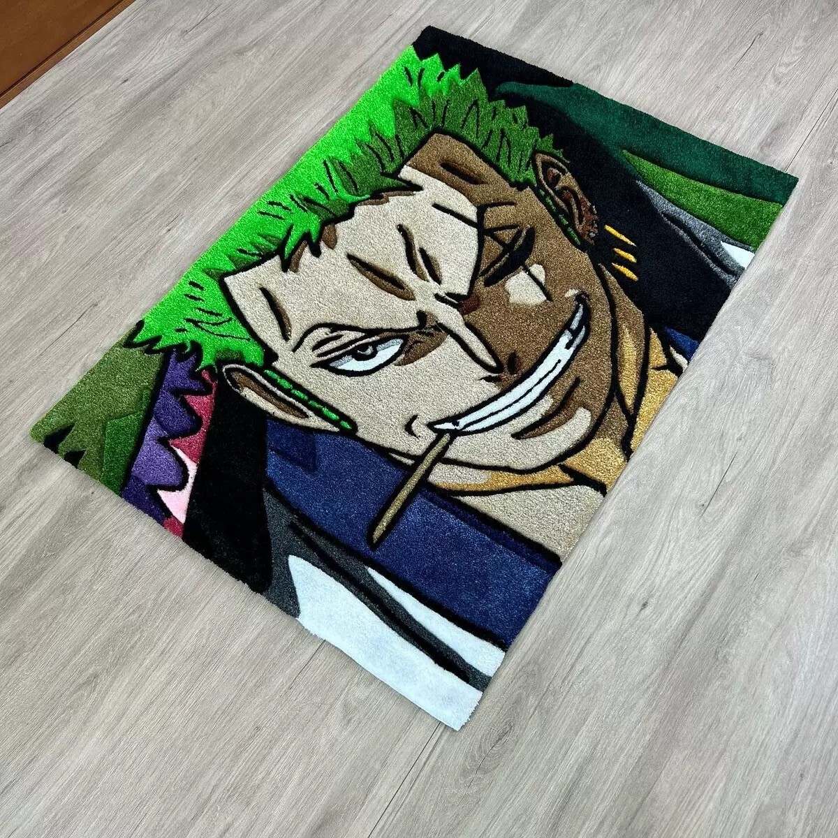 Custom Hand Tufted Rug Design | Personalized Logo Anime Tufted Rug | Area Rugs