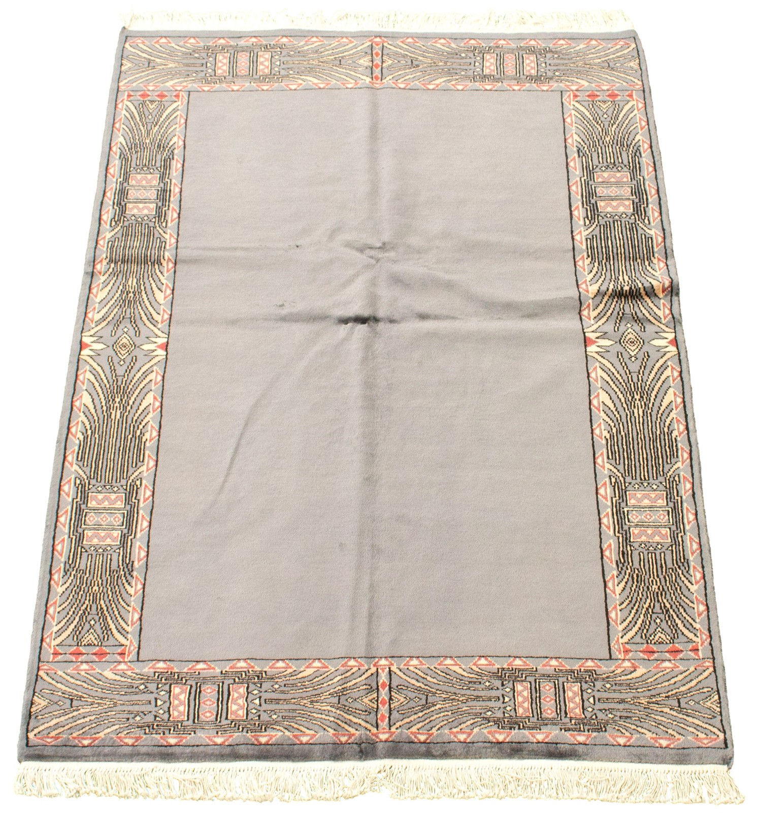 Traditional Hand Knotted Oriental Area Rug 4’2″ x 6’2″ Wool Carpet