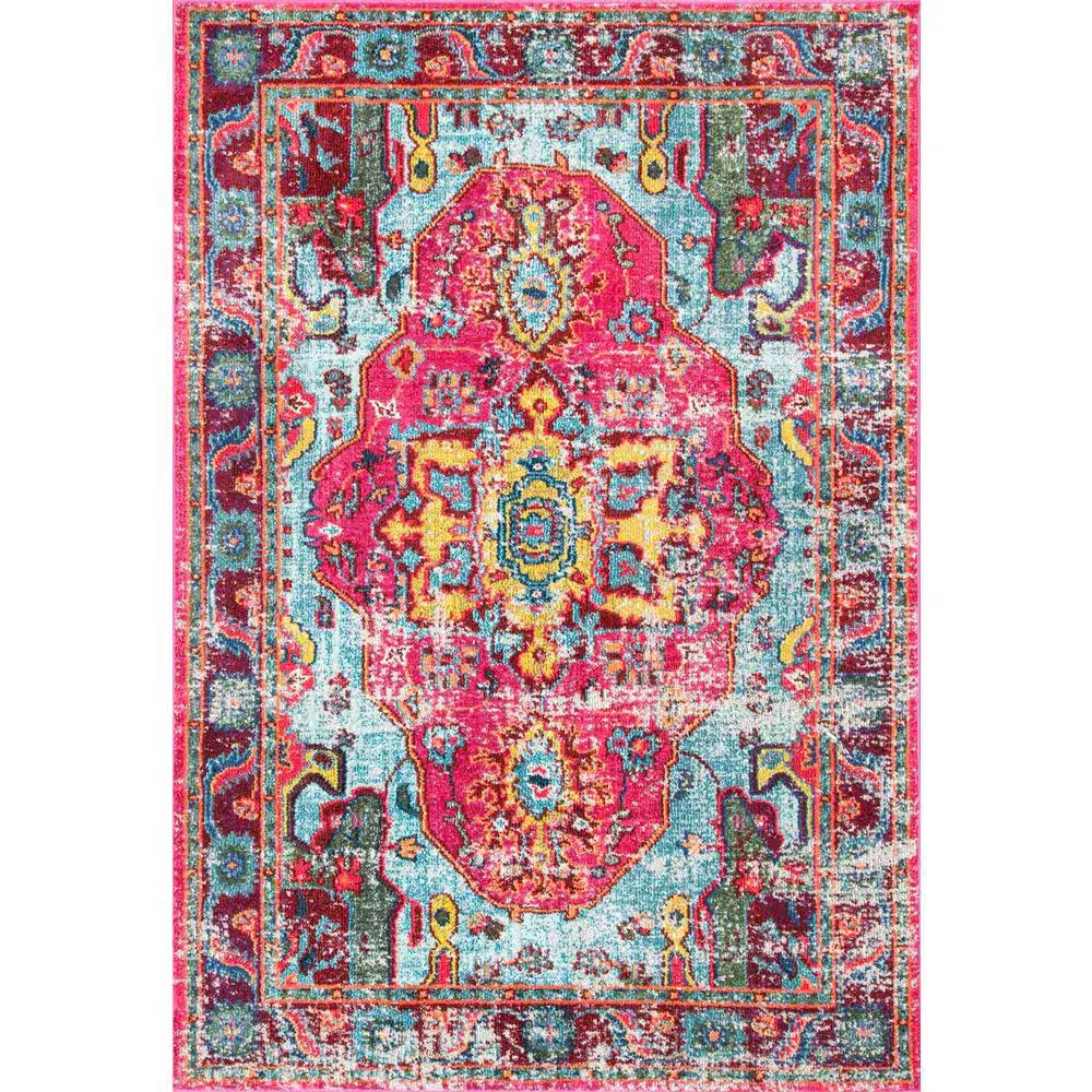 Corbett Vintage Boho Multi Doormat 2 Ft. X 3 Ft. Area Rug