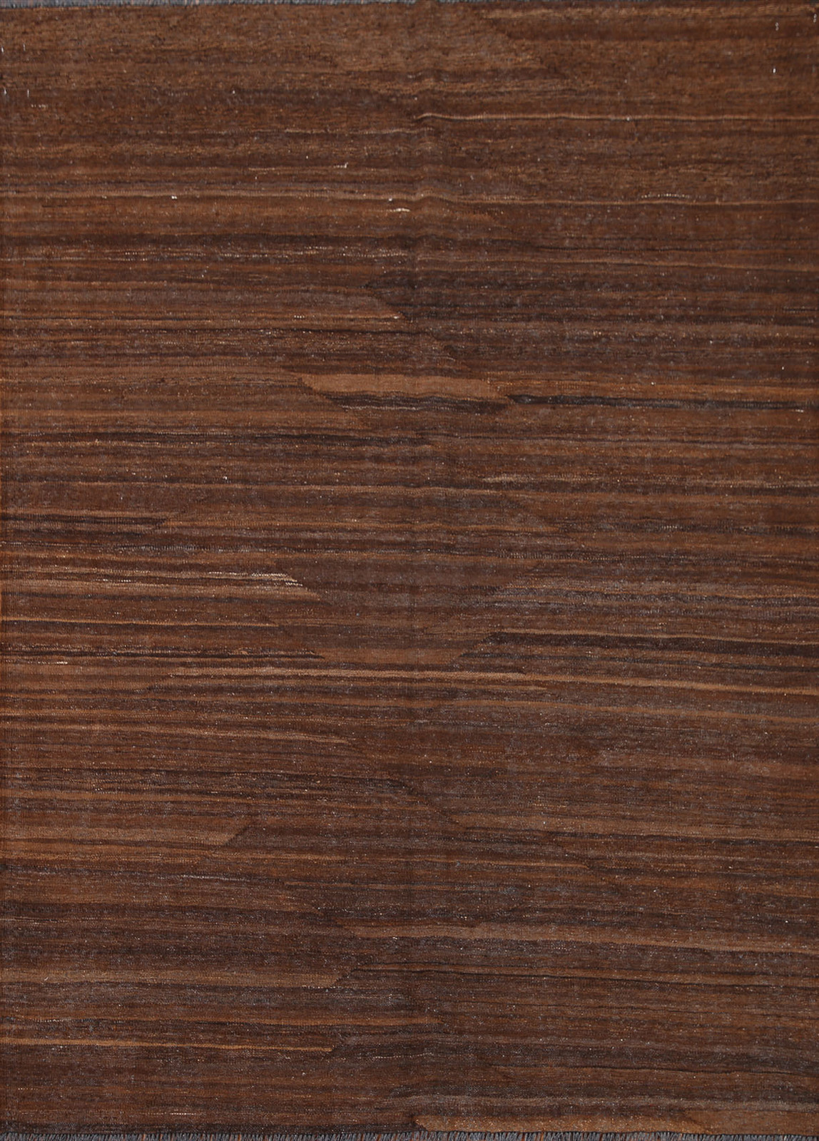 Dark Brown Kilim Rug 5×6 Ft Flat Weave Reversible Oriental Wool Bedroom Area Rug