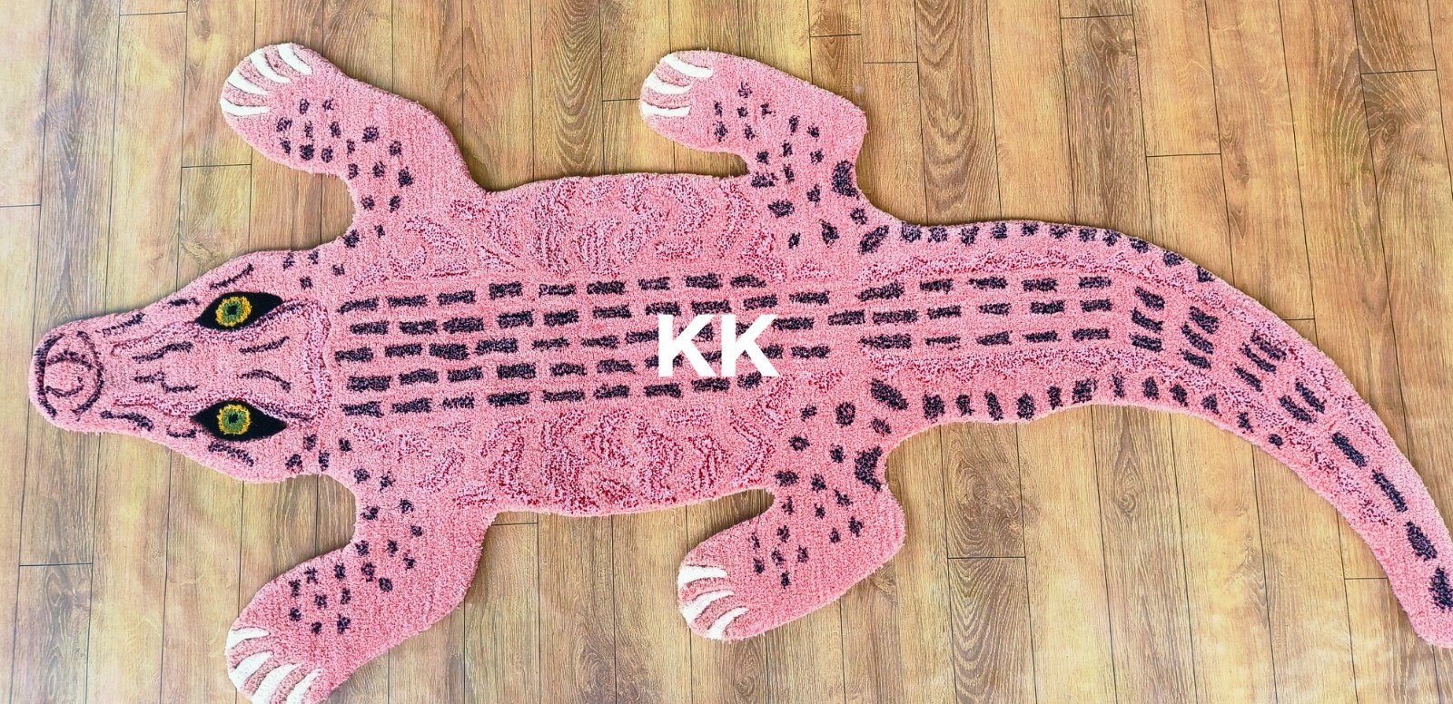 TURKISH MODERN HUNTING HAND TUFTED DESIGND 3×5 RUG Crocodile Rug for Living Room