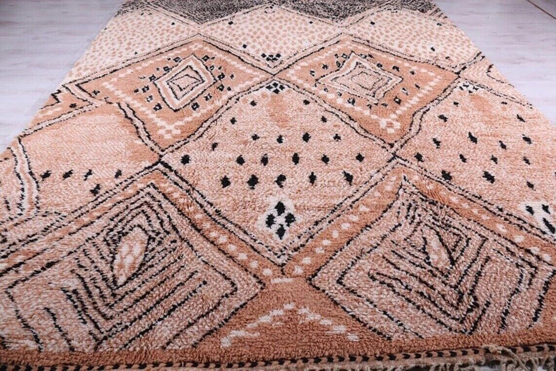 New Luxury Modern Moroccan Berber Wool Rug Color Multicolor Design Carpet Rug
