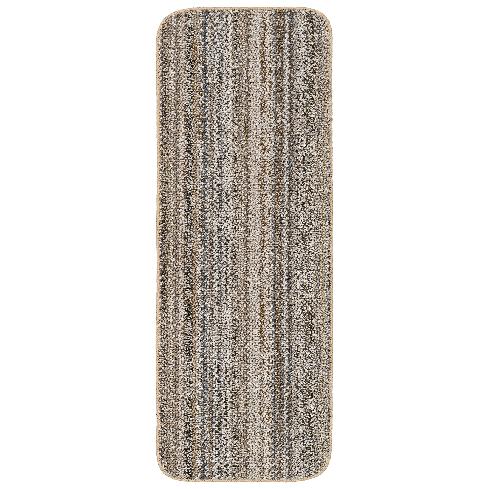 Mainstays Carnival 20 in. x 54 in. Random Earth Tone Indoor Runner Rug