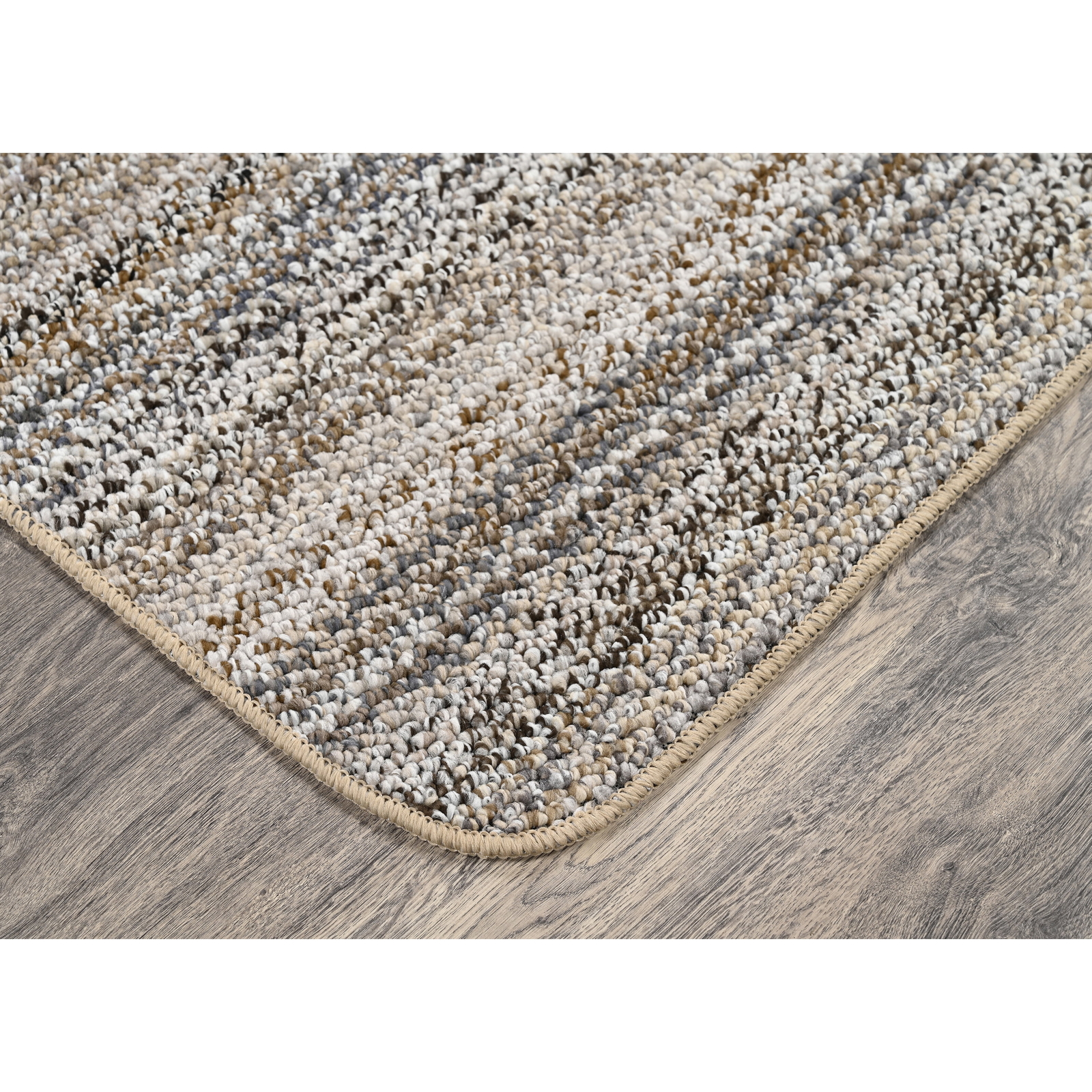 Mainstays Carnival 20 in. x 54 in. Random Earth Tone Indoor Runner Rug