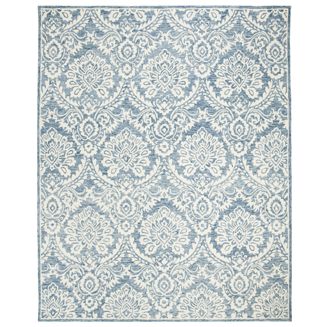 SAFAVIEH Blossom BLM106M Handmade Blue / Ivory Rug
